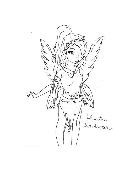 Old-ish Lineart (color me)