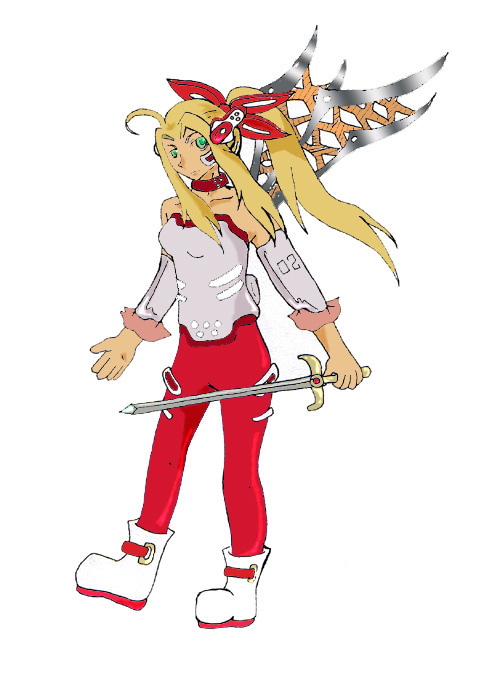 Futuristic Princess (Colored for Real)