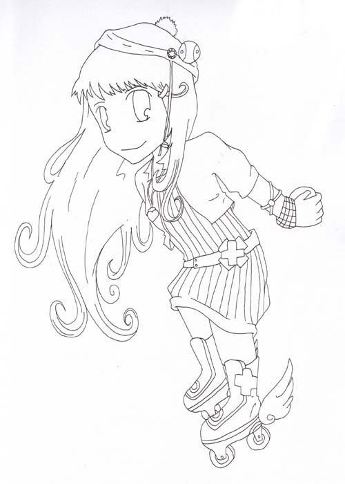 Lian Ilan - B&W Chibi entry