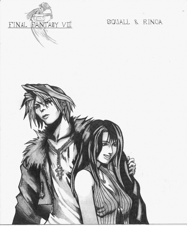 Squall & Rinoa(rescanned)