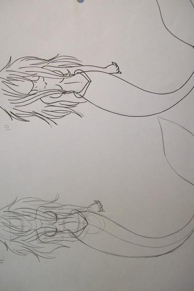 how to draw a basic mermaid part 3