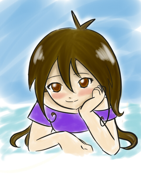 My first drawing made with a base xD