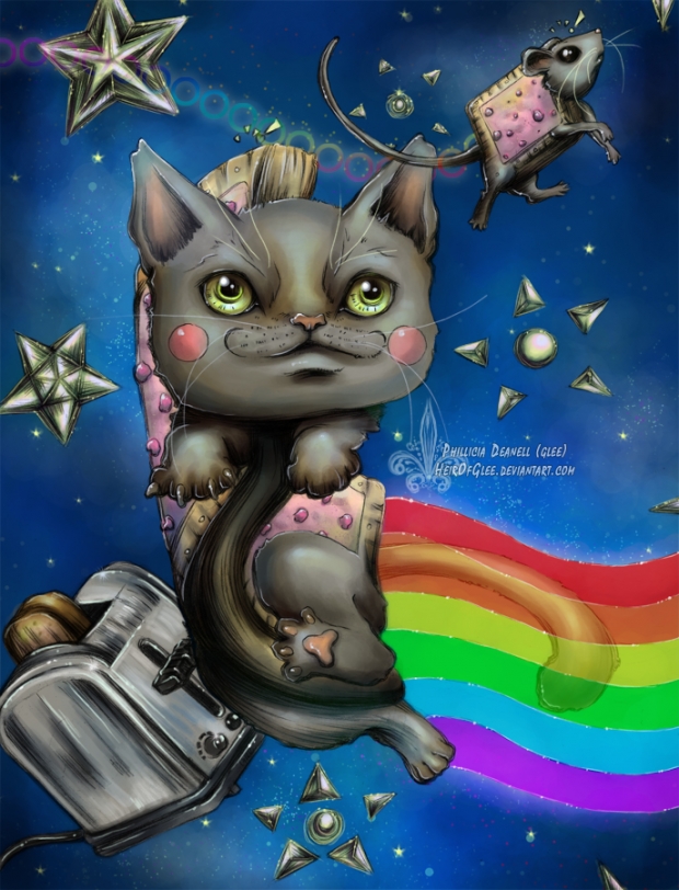 Nyan cat and Chu mouse