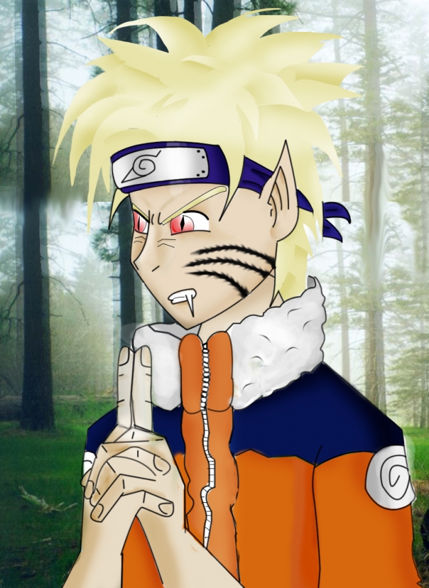 demon looking Naruto