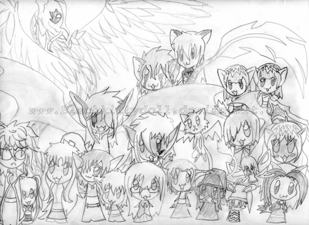 Black Diamond chibi group picture!!!!