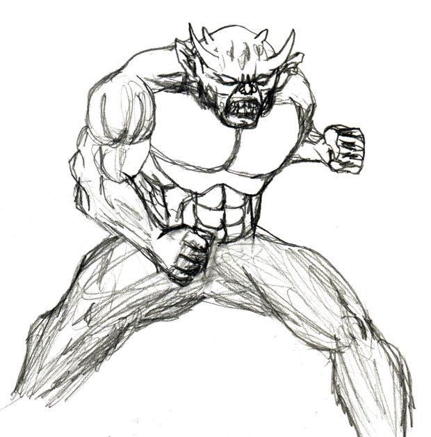 ultimate green goblin sketch