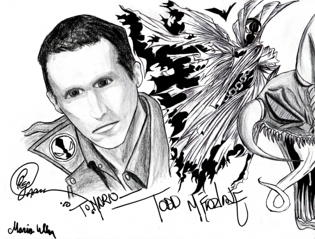 Todd Mcfarlane and Greg Capullo autographes