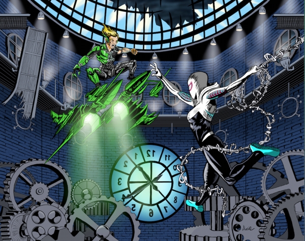 Gwen Stacy's Revenge (no web) Colored