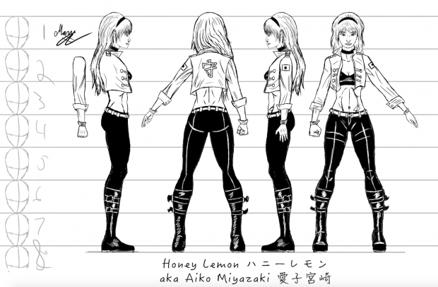 Honey Lemon Character Sheet #2