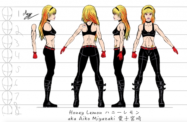 Honey Lemon Character Sheet #3
