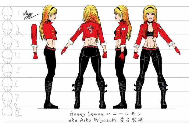 Honey Lemon Character Sheet #4