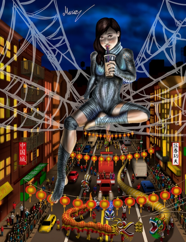 Silk above Chinatown