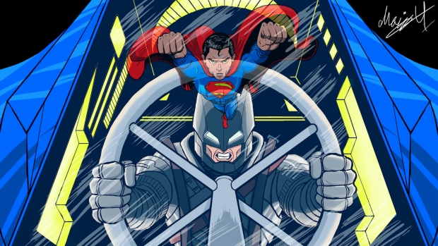 Colored Batman V Superman Talenthouse Contest entry