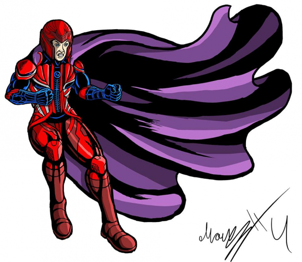 Michael Fassbender as Erik Lehnsherr / Magneto Clip art