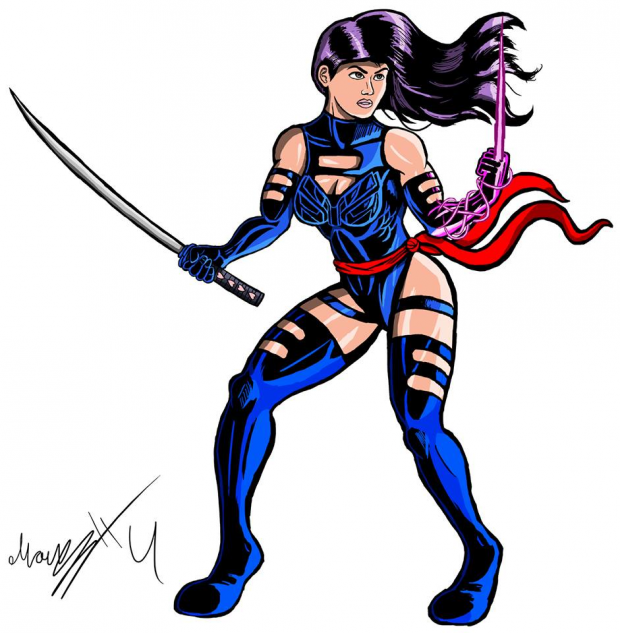 Olivia Munn as Psylocke Clip Art