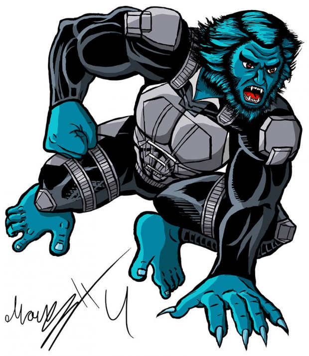 Nicholas Hoult as Hank McCoy / Beast Clip Art