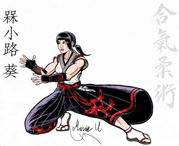 Aoi Umenokoji from Virtua Fighter Colored