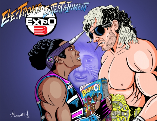 Xavier Woods vs Kenny Omega Alpha tribute