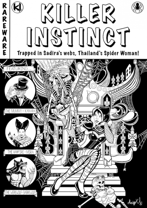 Killer Instinct Sadira EC comic cover