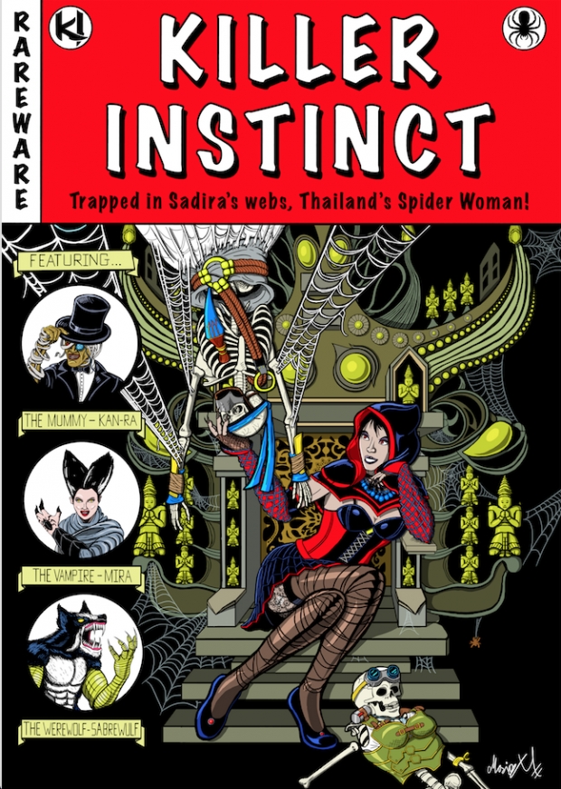Colored Killer Instinct Sadira EC comic cover