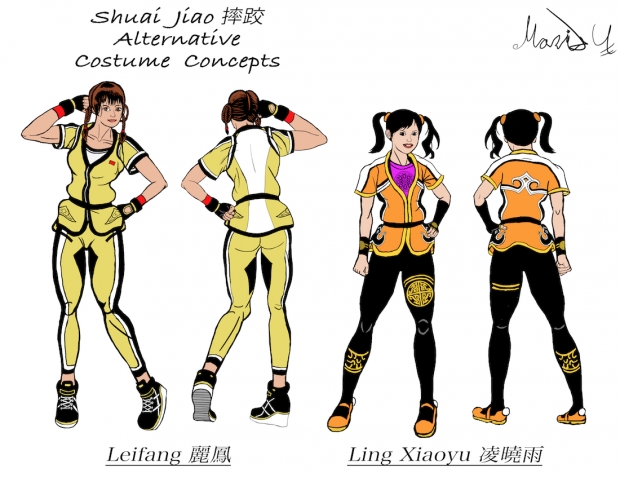 Shuai Jiao Concepts for Leifang and Xiaoyu