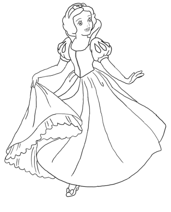 Snow White Line Art~