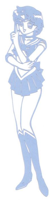 Sailor Mercury Papercut
