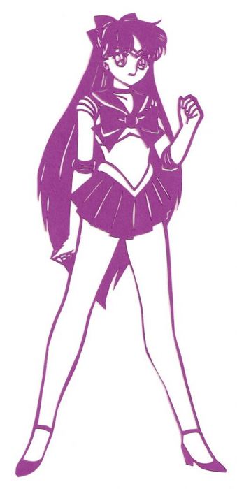 Sailor Venus Papercut
