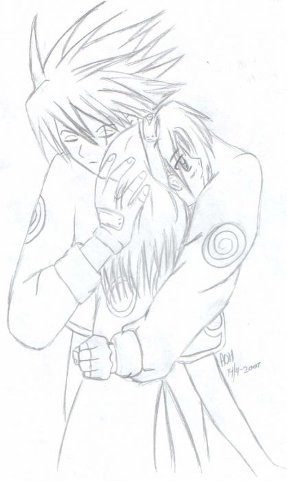 Kakashi And Sakura - Hug