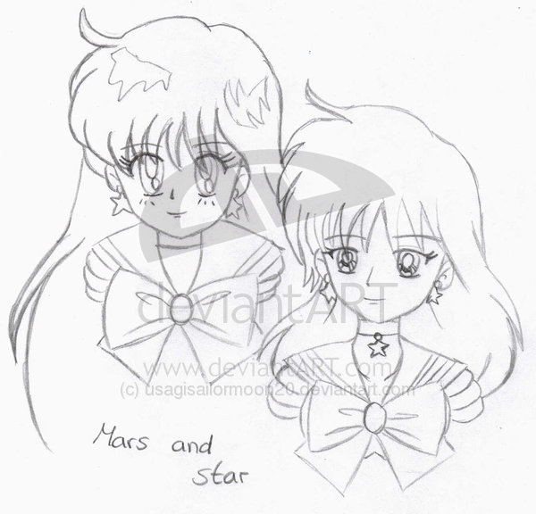Chibi Sailor Mars And Star