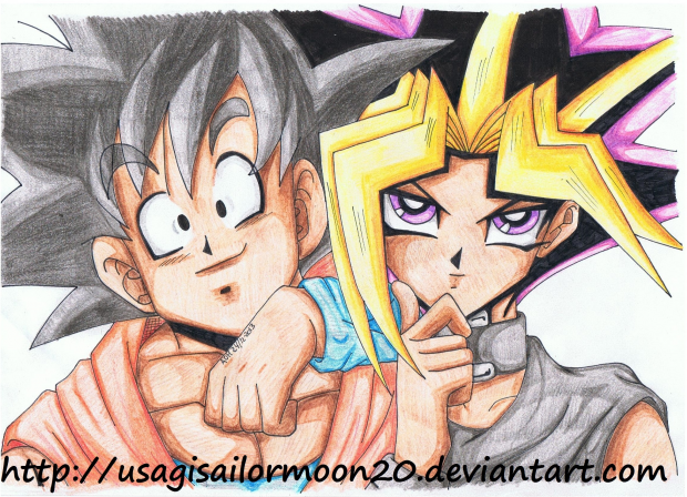 Goku And Yami Yugi For ArtWorx88