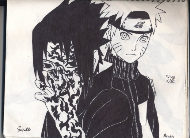 Naruto and Sasuke