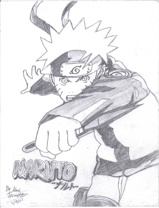 Naruto with Kunai