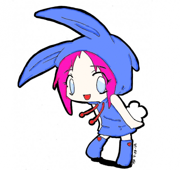 Bunny Girl (NOT MINE another coloured lineart)