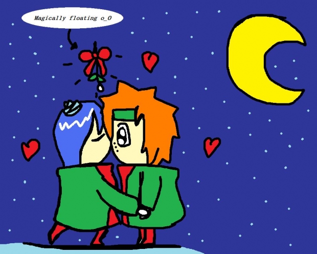 Blame teh mistletoe Pein,blame teh mistletoe.