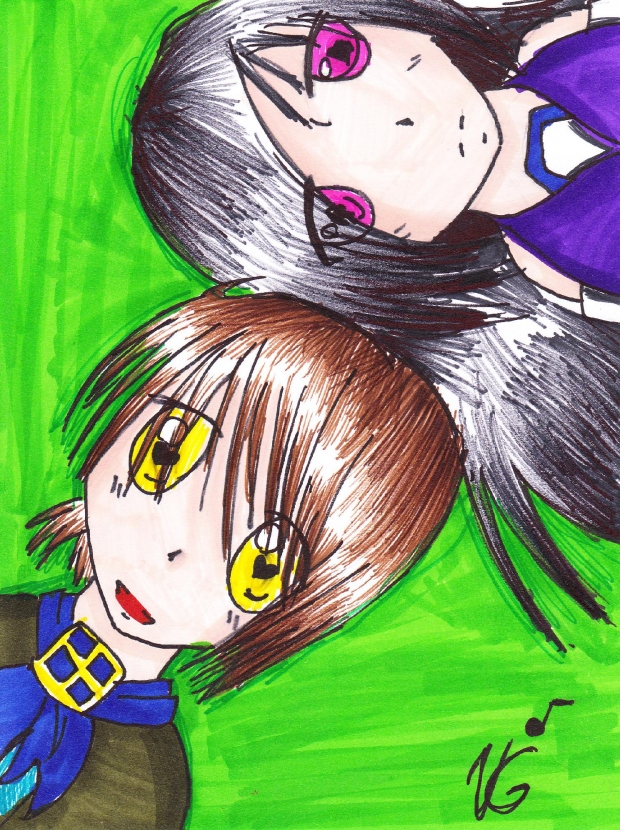 Watching the cloudes go by.