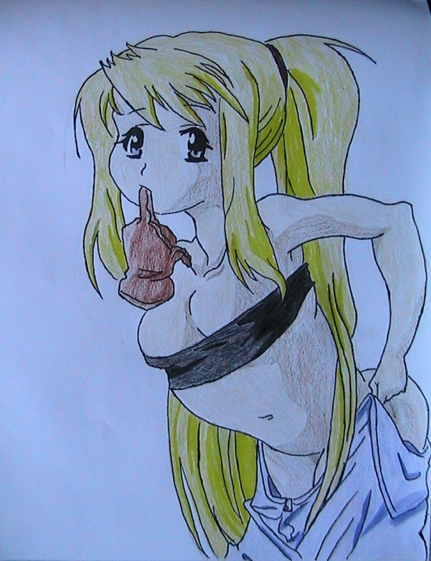 Sexy Winry (colored)