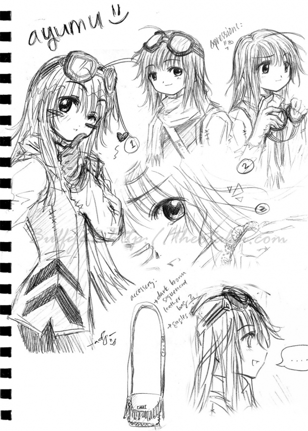 Ayumu sketches
