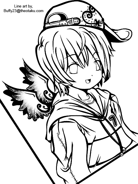 Cupid (line art)