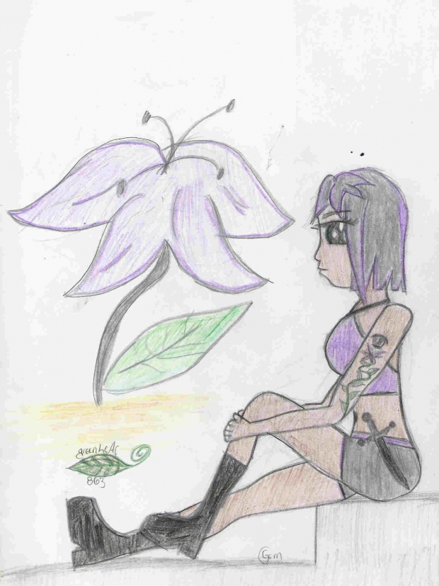 Purple Lily: Flower of the Desert