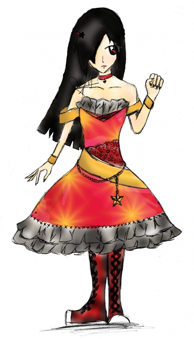 Girl in a Red Dress^^