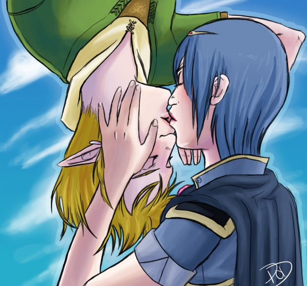 LinkxMarth - Kiss