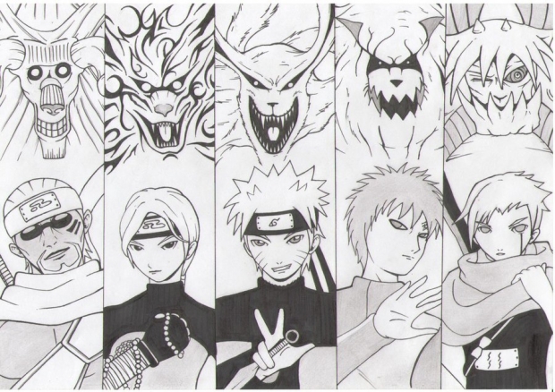 Naruto 5 demons