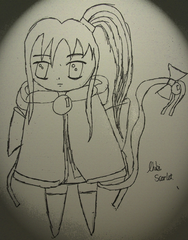 Chibi Scarlet non-coloured