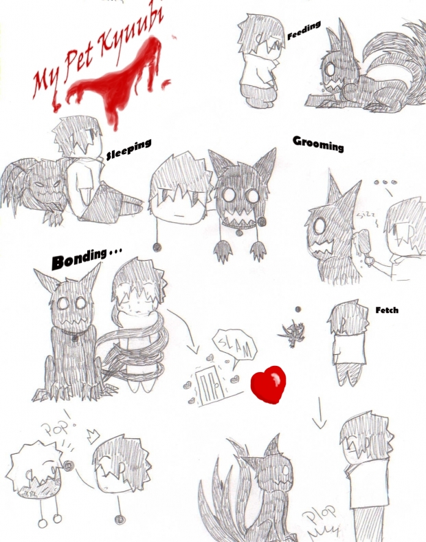 Kyuubi and Me [KyuuSasu/NaruSasu]