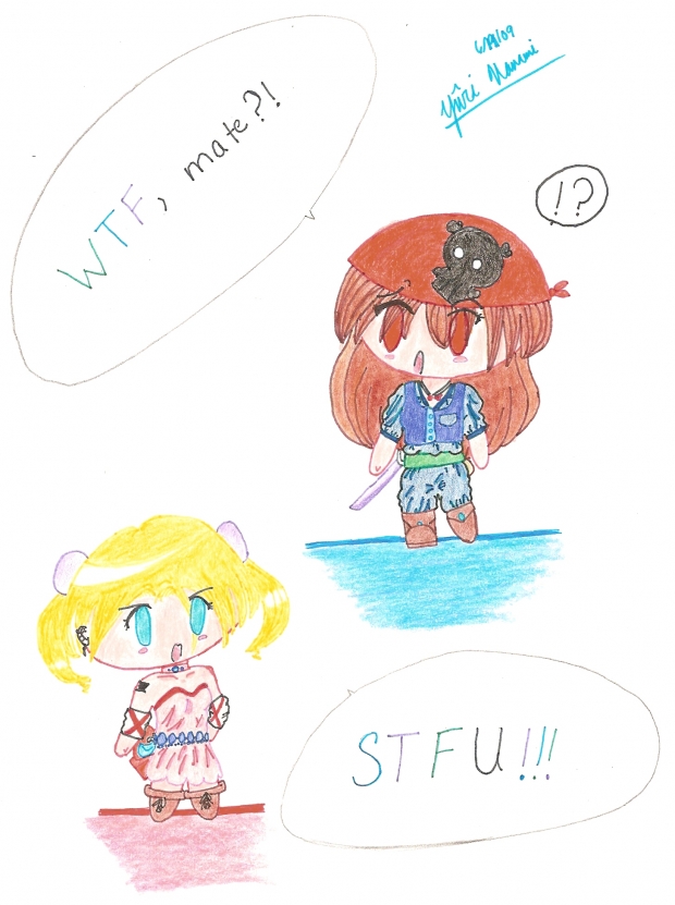 OMG!!Pirates know texting language!?O.o