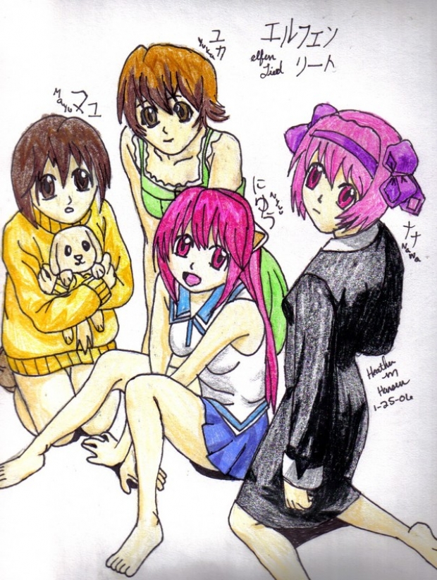 The Girls of Elfen Lied