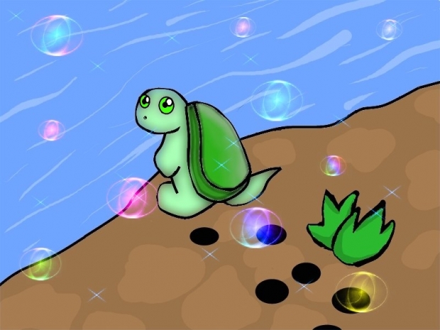 lonely turtle