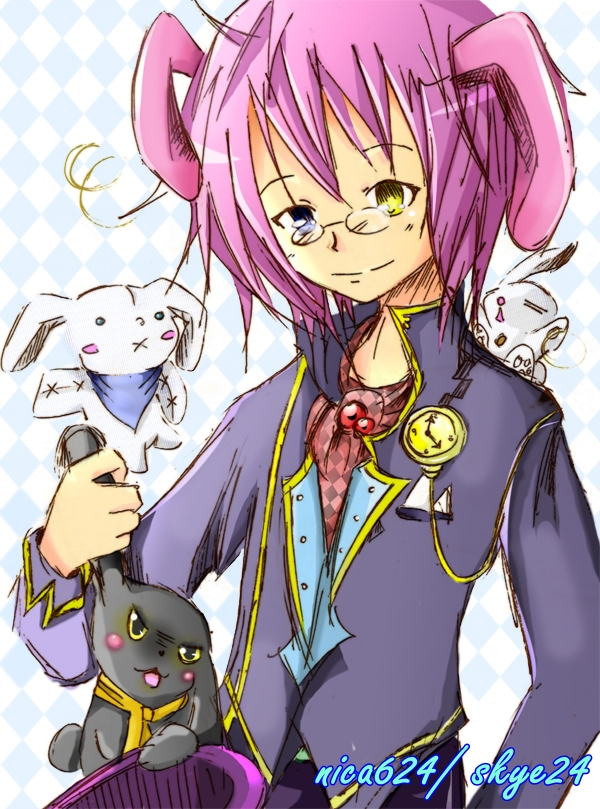 Caught the black bad rabbit