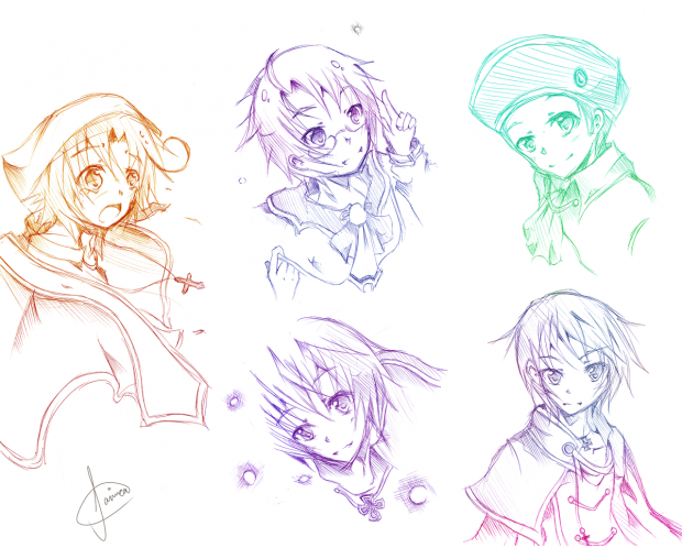 Hetalia Sketches